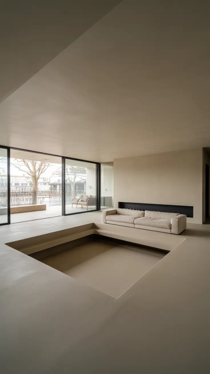 Sunken Living Room Ideas 2026 Minimalist Inspiration For A Modern Sunken Living Room