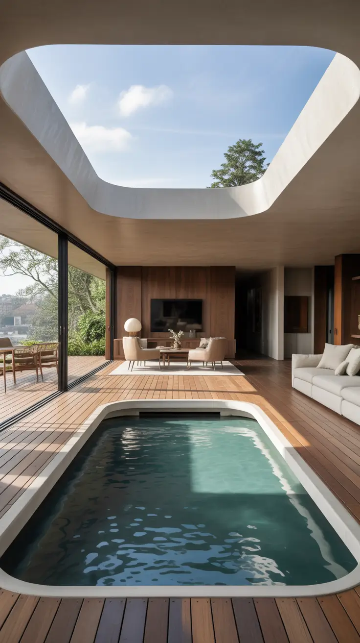 Sunken Living Room Ideas 2026 Statement Water Feature Sunken Living Room Ideas Design