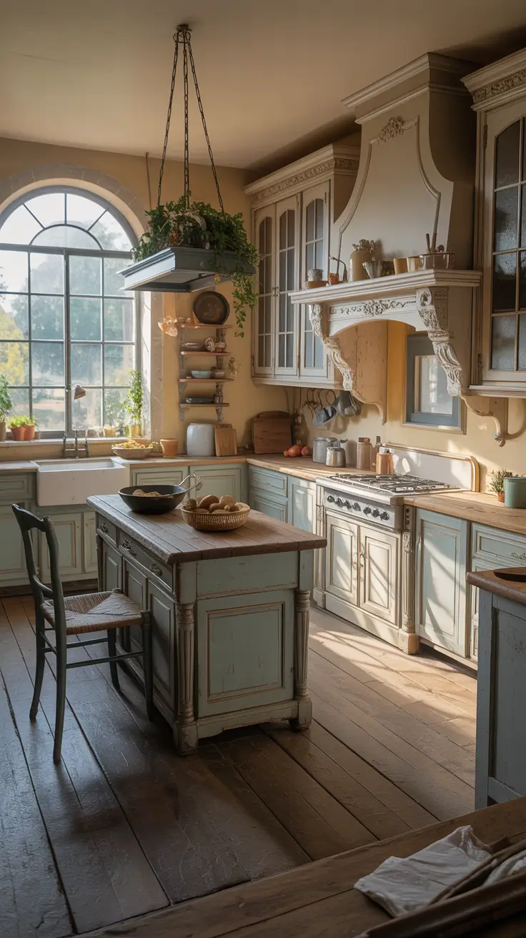 Vintage Kitchen Ideas 2026 Deep Emerald Statement Cabinets