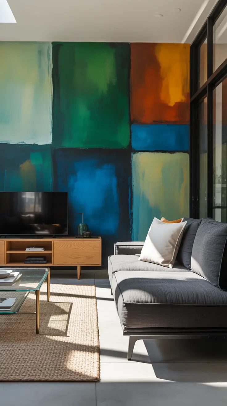 Wall Art for Living Room Ideas 2026 Modern Wall Mural Art Ideas For Living Room Accent Walls