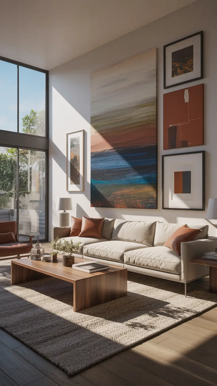 Wall Art for Living Room Ideas 2026 Living Room Wall Art Ideas That Redefine Decor Living In 2026