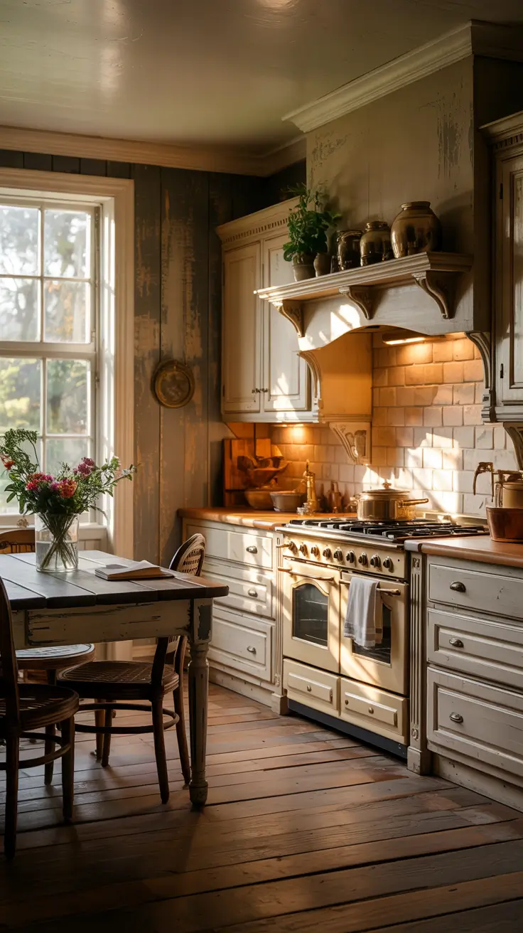 White Kitchen Cabinets Ideas 2026 Antique White Kitchen Cabinets Inspiration In A Traditional Kitchen Style